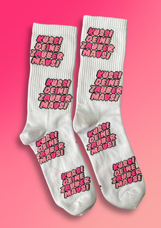 Tennissocken "Kussi deine Zaubermausi"