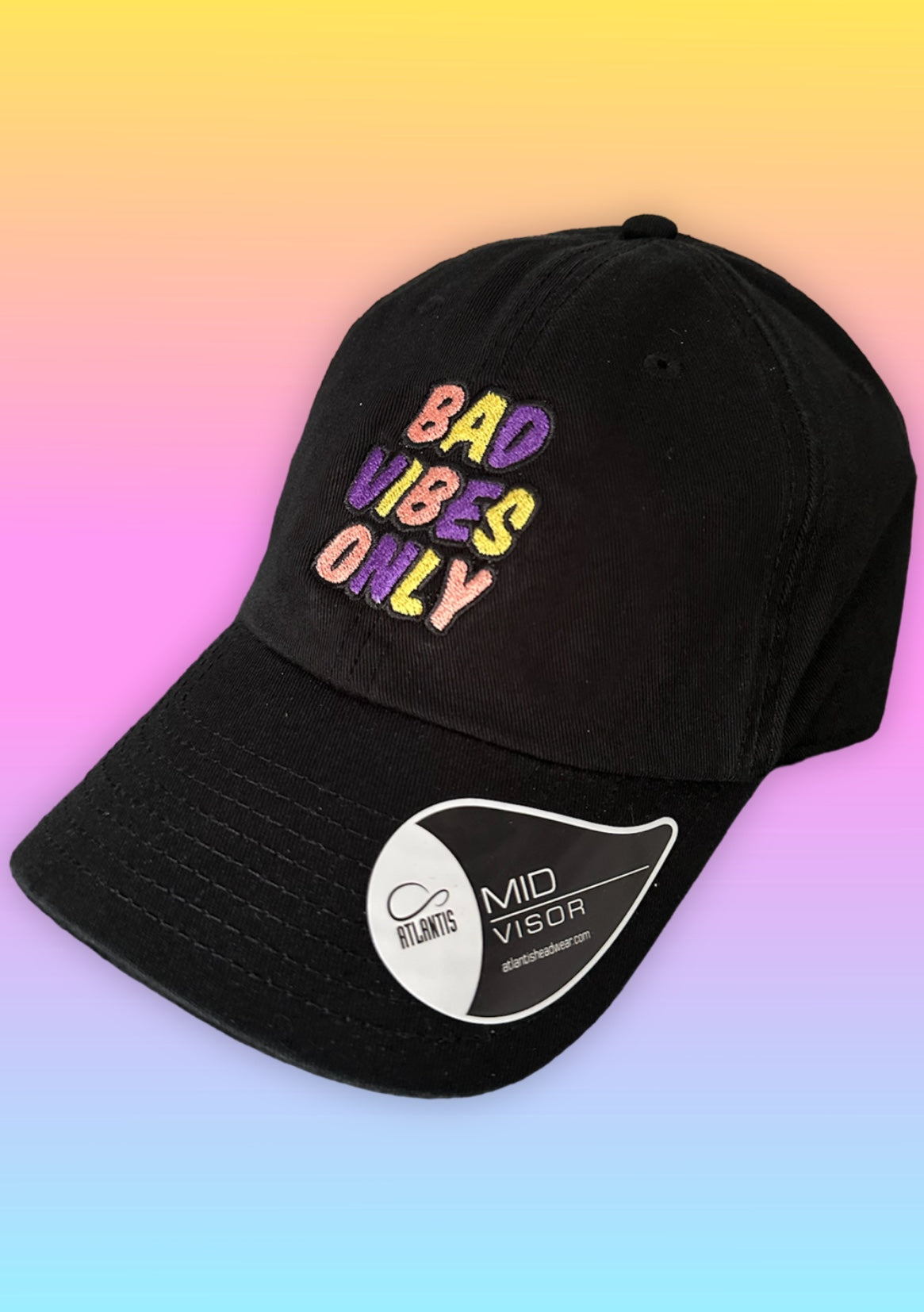Cap „Bad Vibes Only“ schwarz