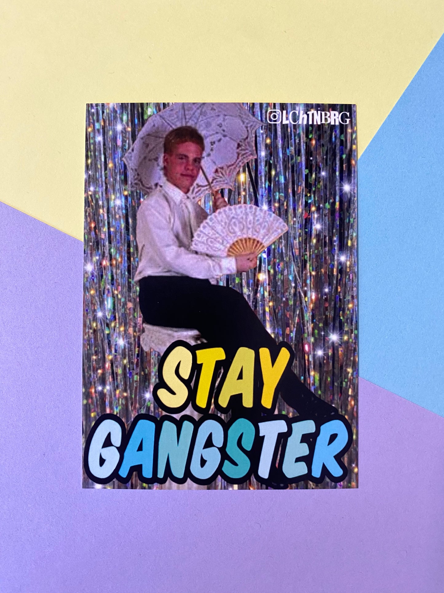 Postkarte „Stay gangster“