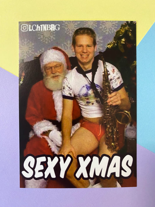 Postkarte „Sexy xmas“