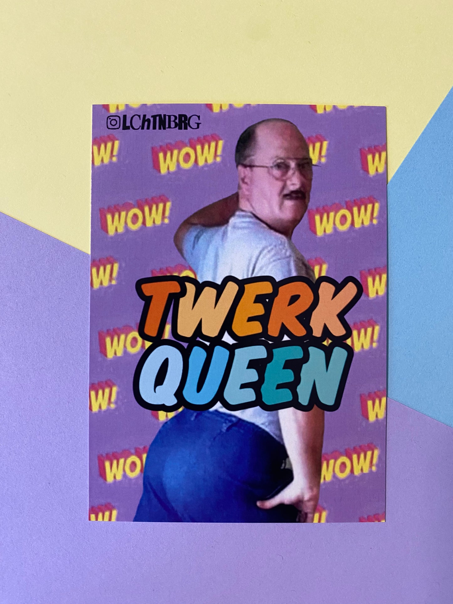 Postkarte „Twerk queen“
