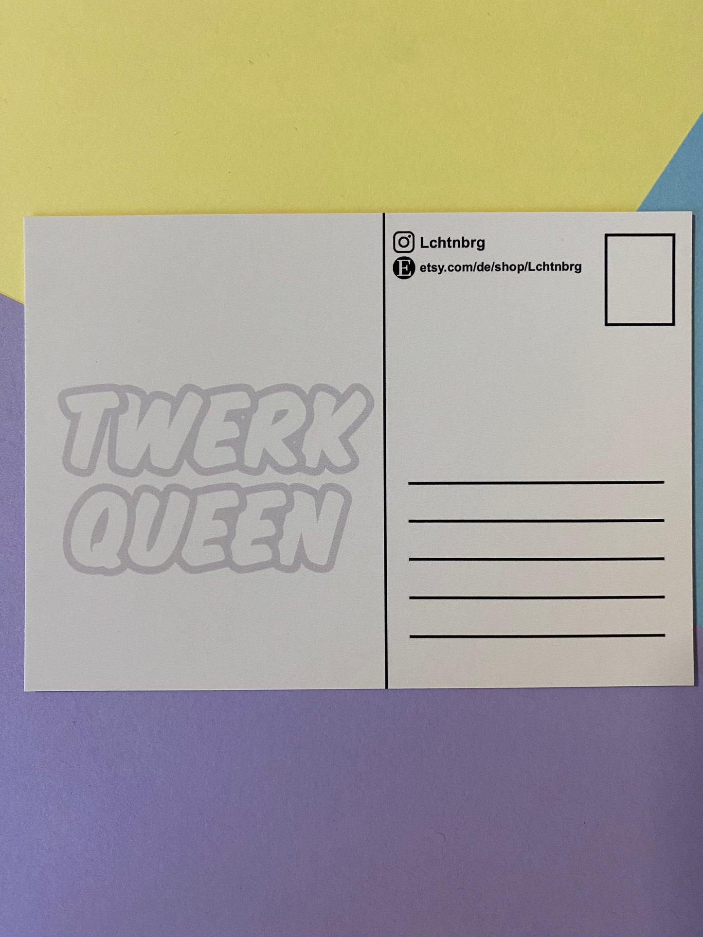 Postkarte „Twerk queen“